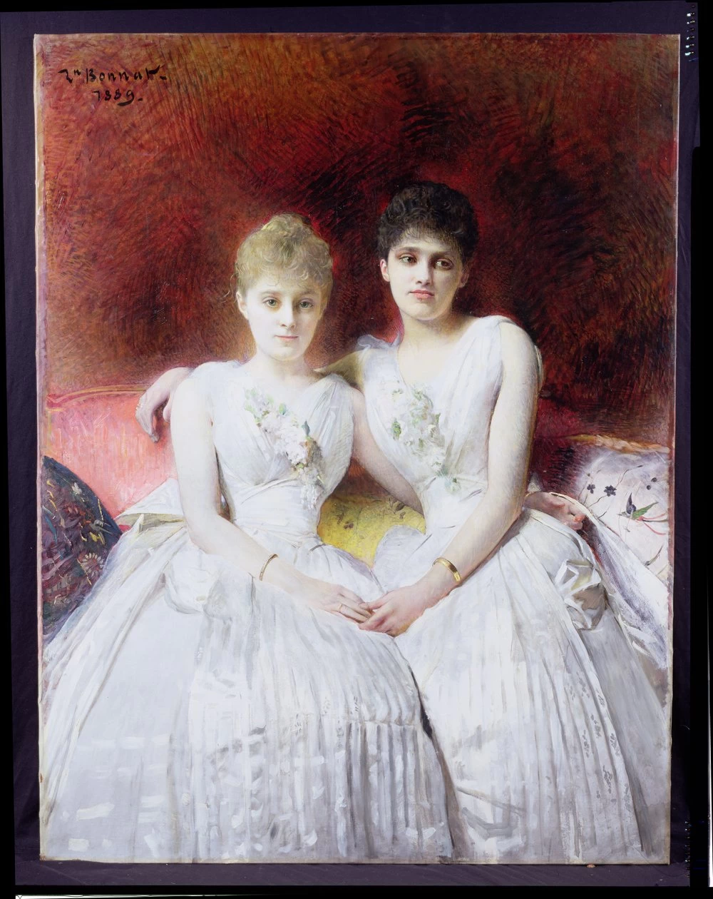 Léon Bonnat - Ritratto di Marthe e Terese Galoppe, 1889